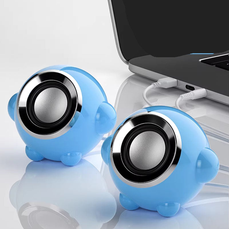 Home Wired Cute Multimedia Usb Subwoofer Mini Speakers